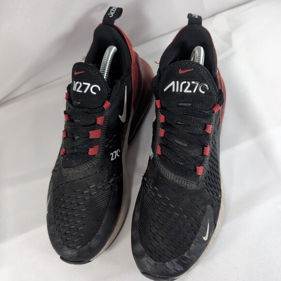 Nike Air Max 270 AH8050-022 Black Red Men's 8 Women's 10 Shoes Sneakers - Picture 3 of 16